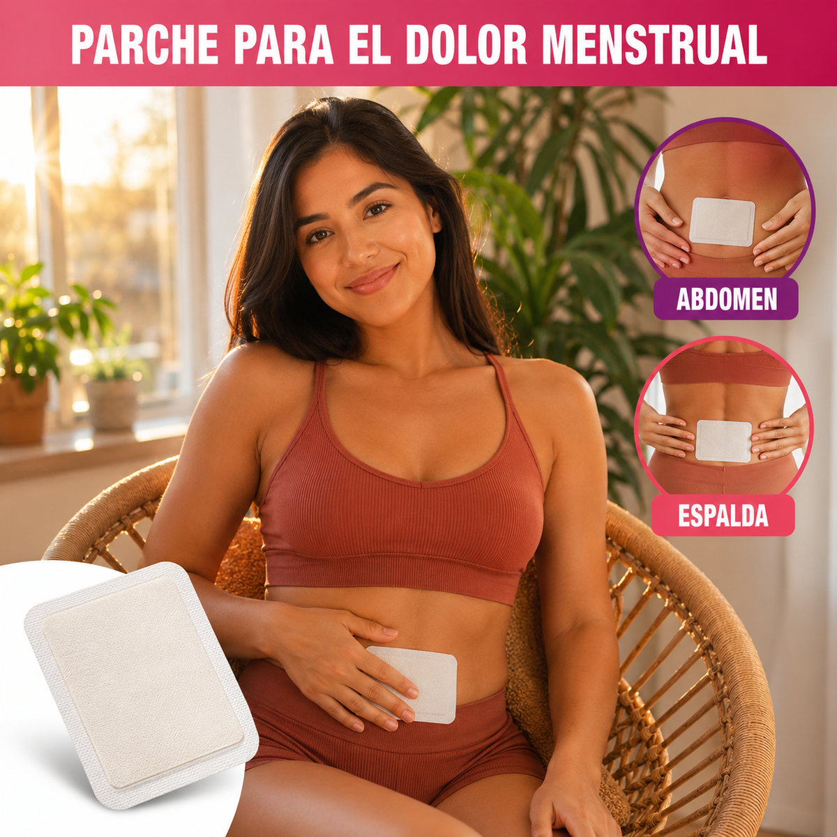 Alivio Instantáneo para Cólicos y Dolor Lumbar — Feimora Calm