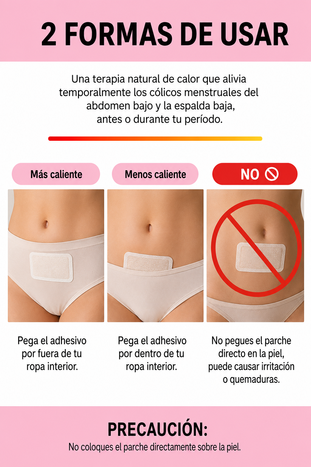 Alivio Instantáneo para Cólicos y Dolor Lumbar — Feimora Calm